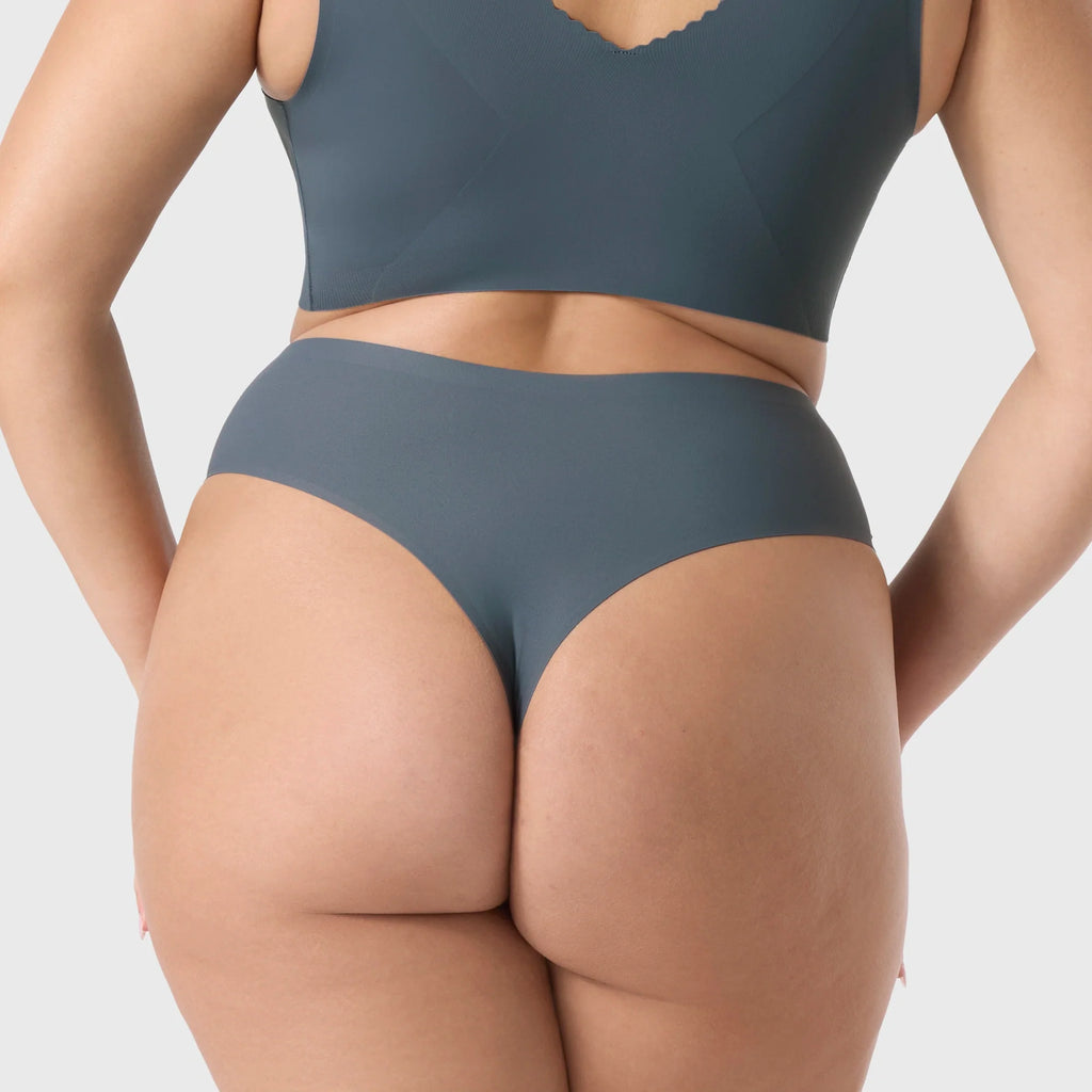 All Color: Slate Grey | seamless underwear thong