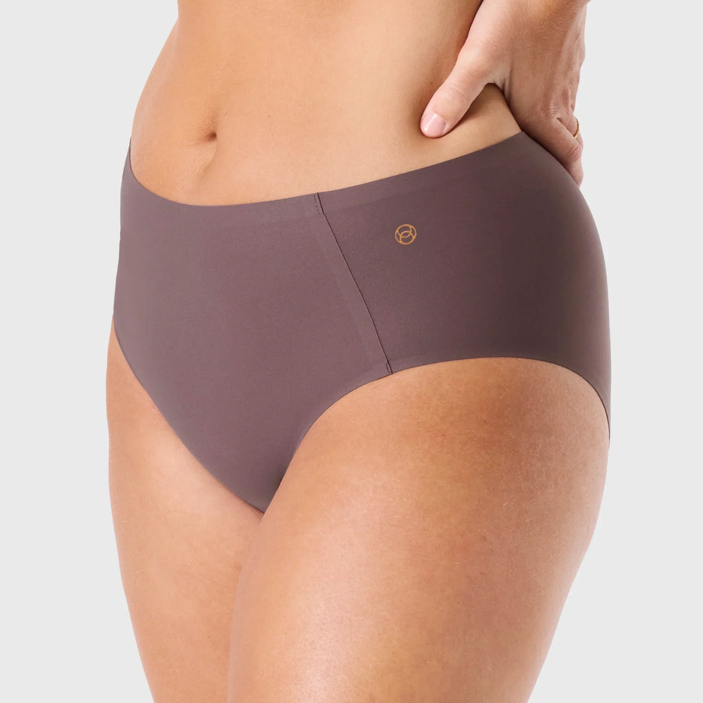 High-Waisted Retro Bikini Thistle