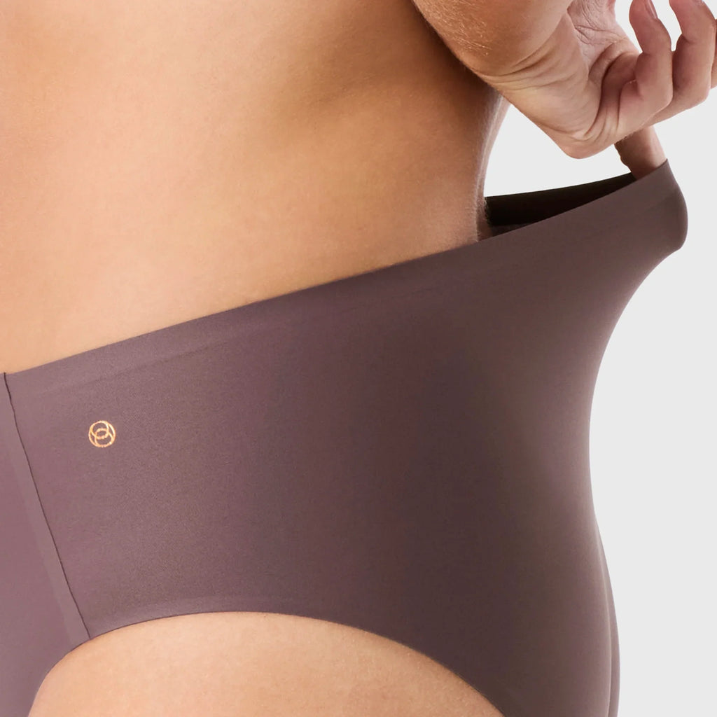 High-Waisted Retro Bikini Thistle