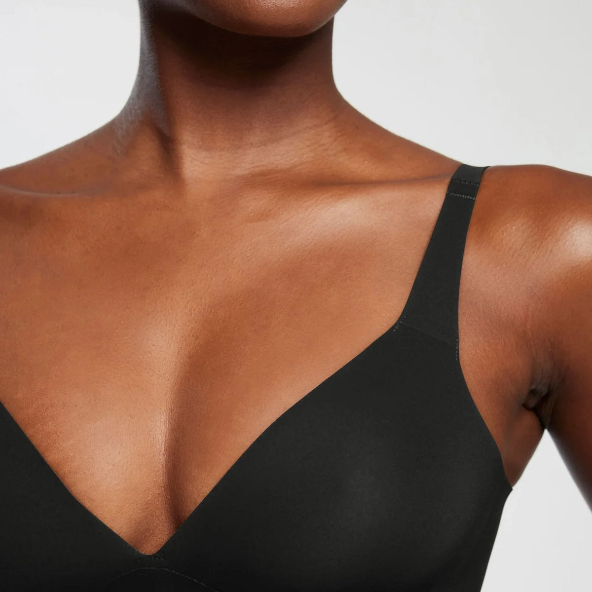 All Color: Black | low neckline wireless bra
