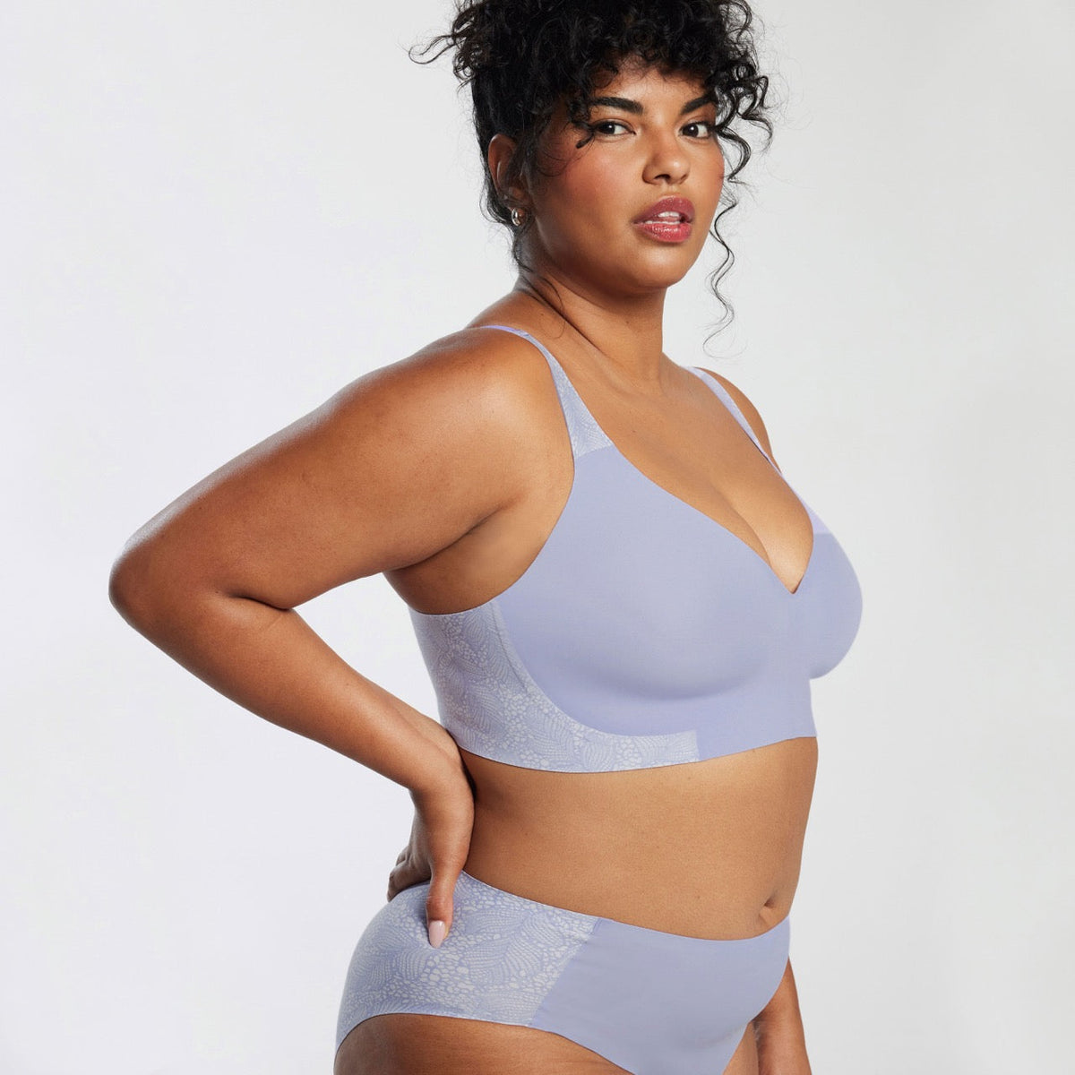 Starlette Plunge Bra Moonstone Lace