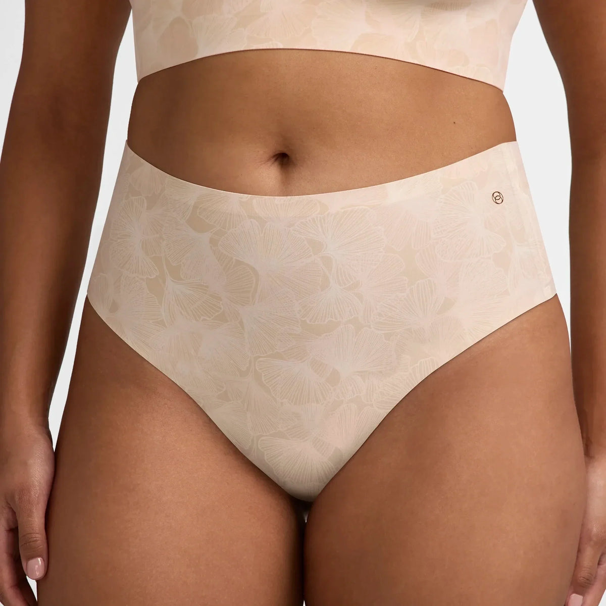 All Color: Champagne Ginkgo | thong seamless underwear