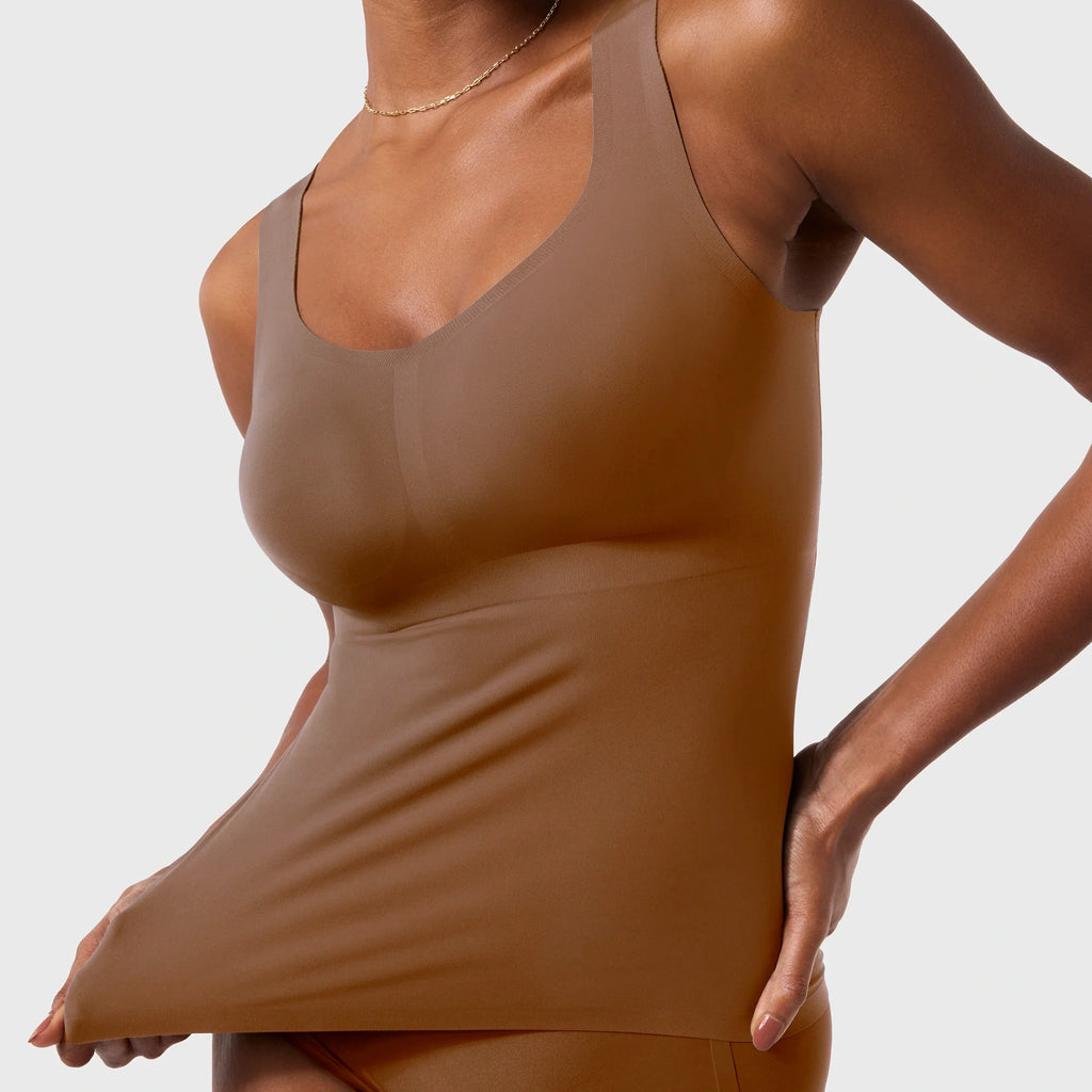 All Color: Clay | built in support tank cami black