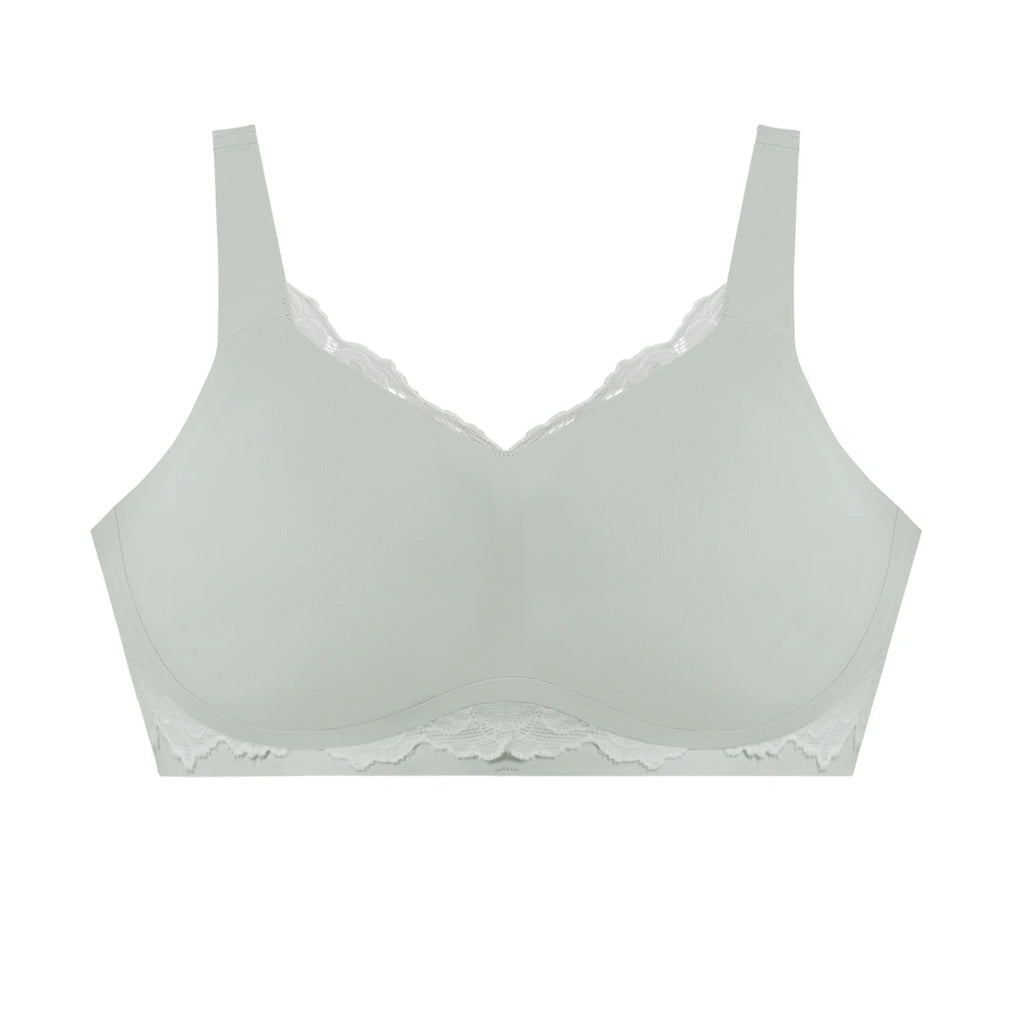 All Color: Ocean Mist | Adjustable wireless bra with Lace detail