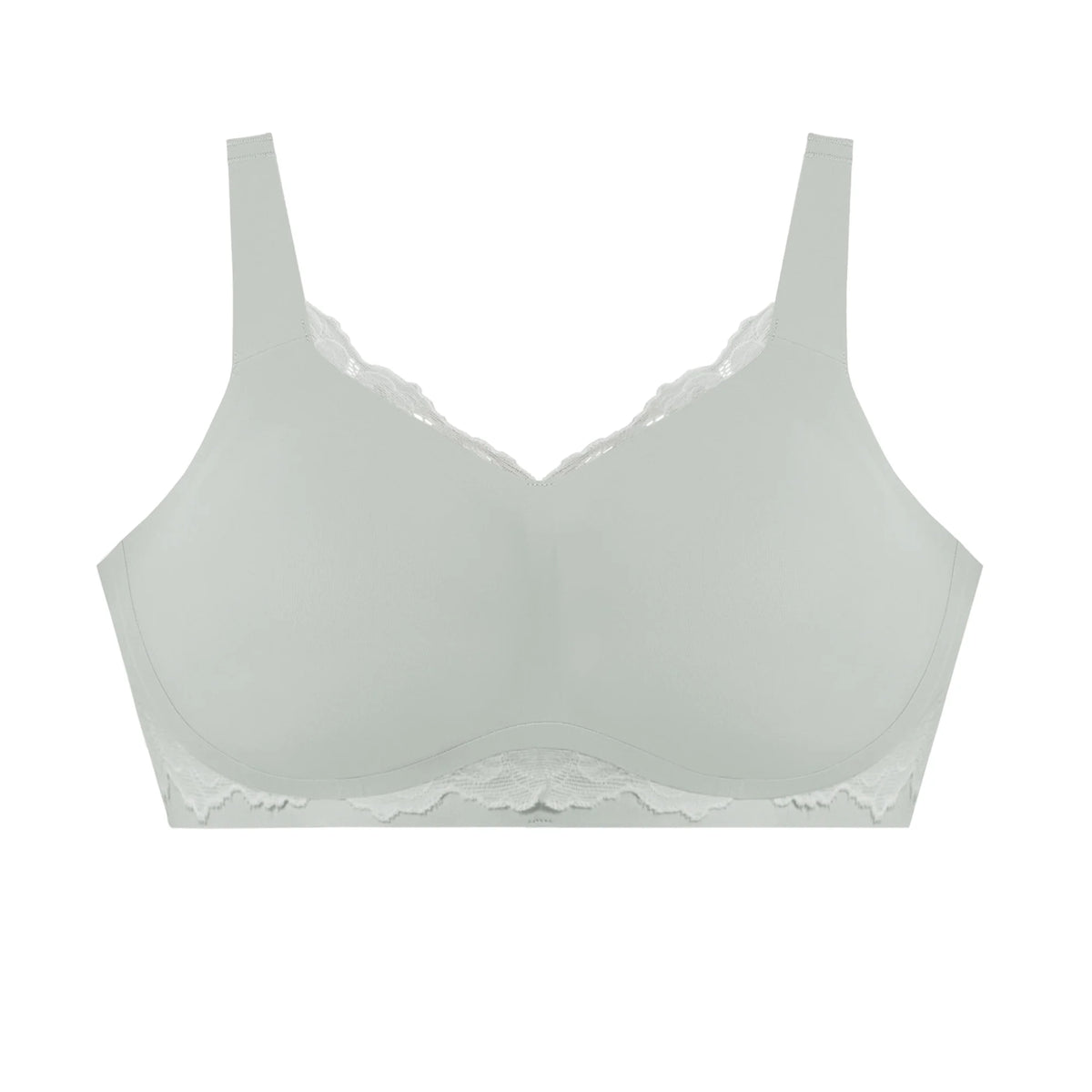 All Color: Ocean Mist | Adjustable wireless bra with Lace detail
