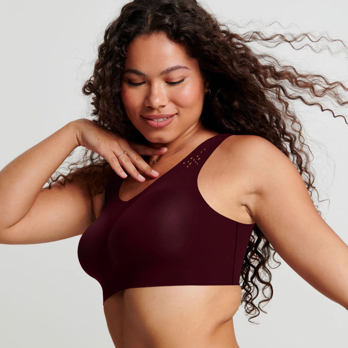 All Color: Garnet | wireless seamless bra